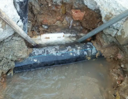 温宿测漏水之水管漏水